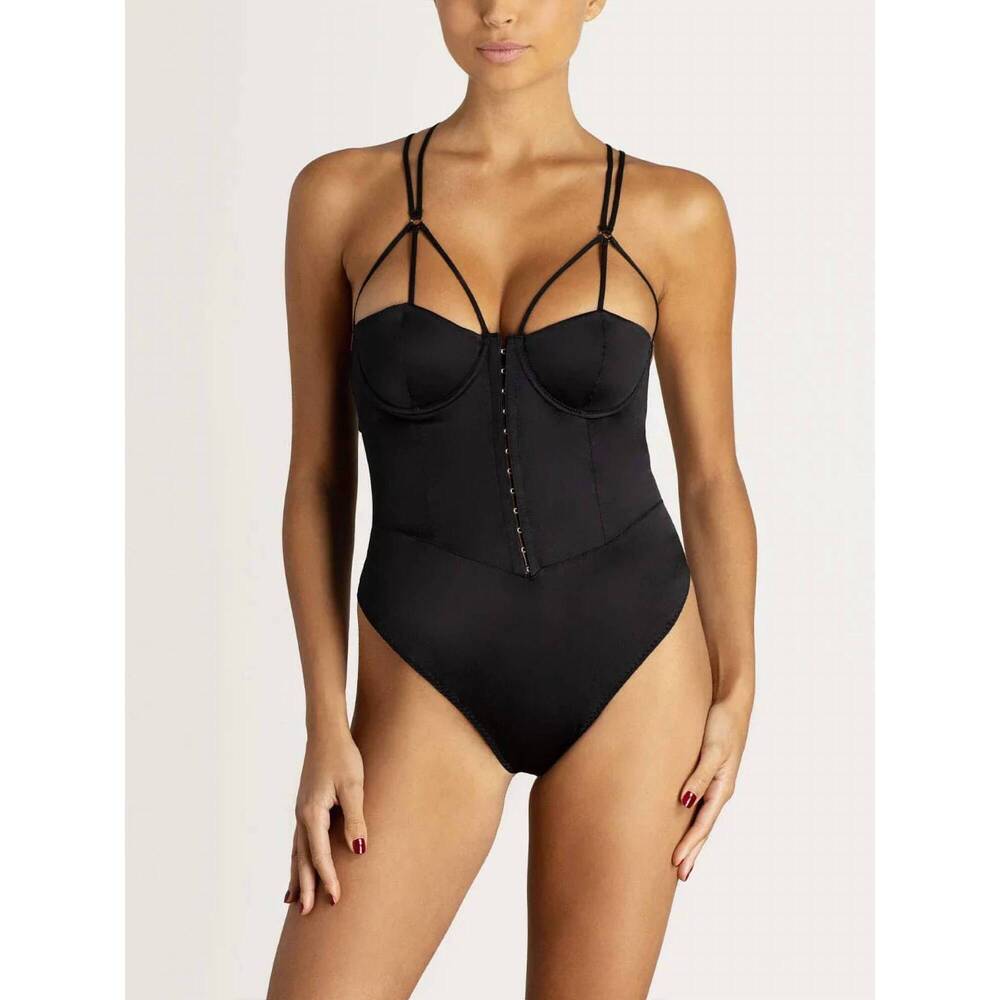 NEW COCO DE MER sylph bodysuit in black